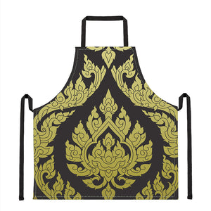 Thai Ornament Pattern Print Apron