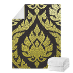 Thai Ornament Pattern Print Blanket