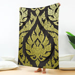 Thai Ornament Pattern Print Blanket