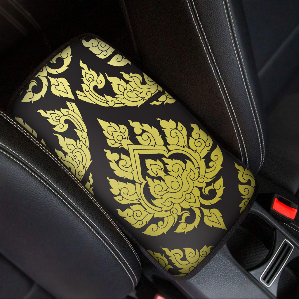 Thai Ornament Pattern Print Car Center Console Cover