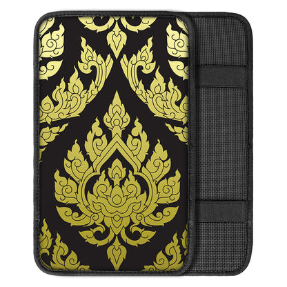 Thai Ornament Pattern Print Car Center Console Cover