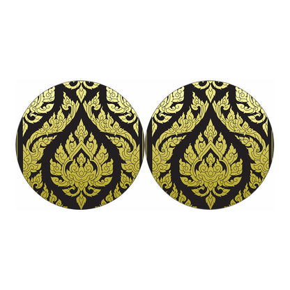 Thai Ornament Pattern Print Car Coasters