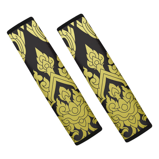 Thai Ornament Pattern Print Car Seat Belt Covers