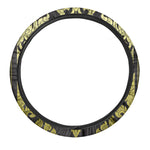 Thai Ornament Pattern Print Car Steering Wheel Cover