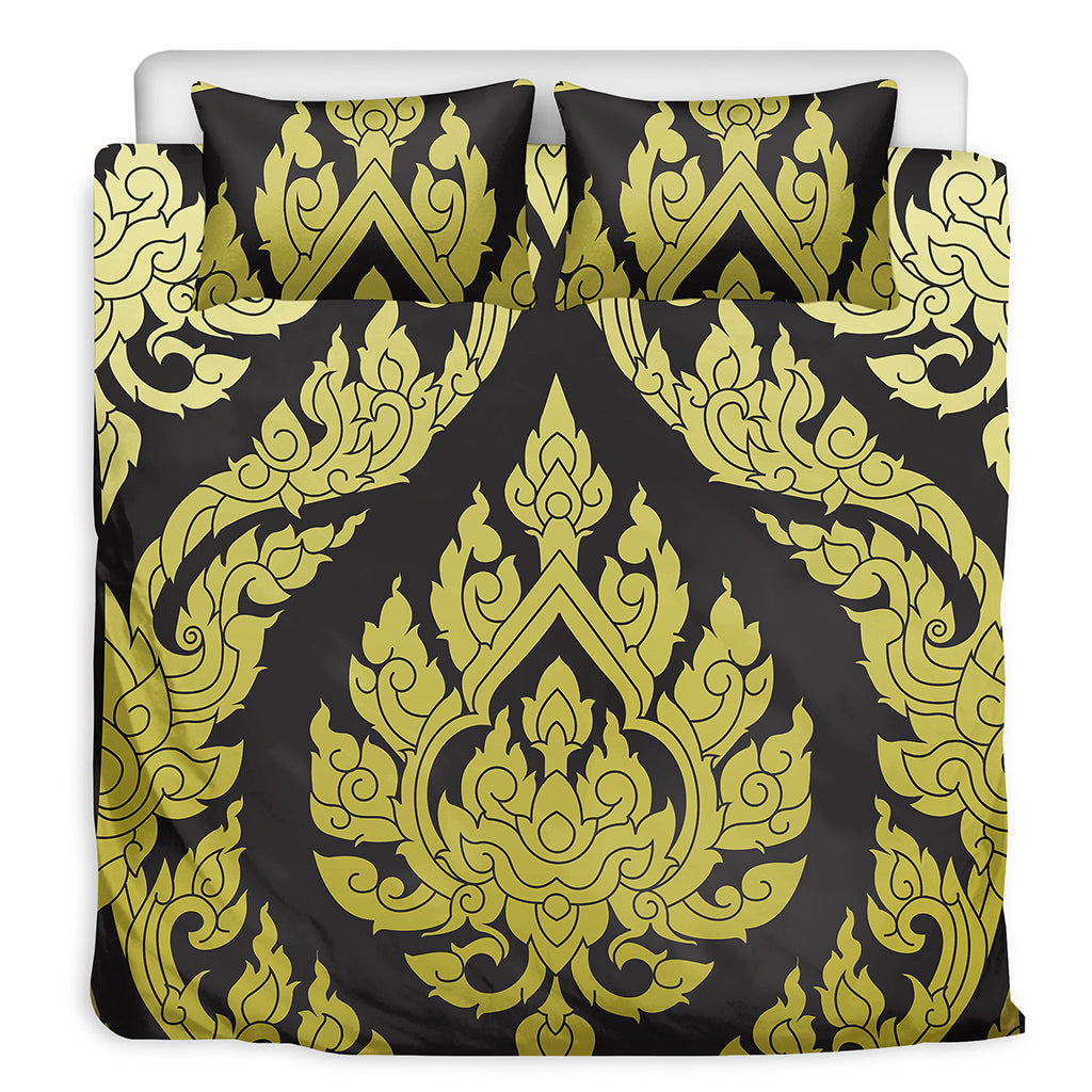 Thai Ornament Pattern Print Duvet Cover Bedding Set