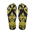 Thai Ornament Pattern Print Flip Flops