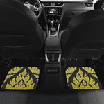 Thai Ornament Pattern Print Front and Back Car Floor Mats