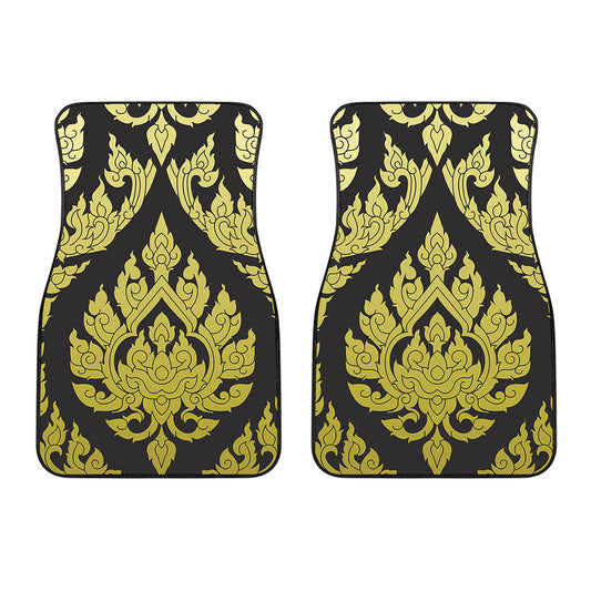 Thai Ornament Pattern Print Front Car Floor Mats