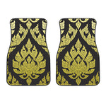 Thai Ornament Pattern Print Front Car Floor Mats