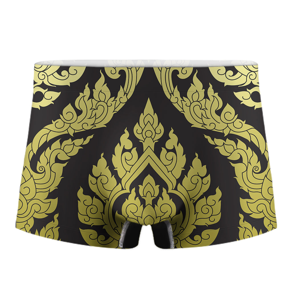 Thai Ornament Pattern Print Men's Boxer Briefs
