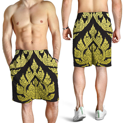 Thai Ornament Pattern Print Men's Shorts