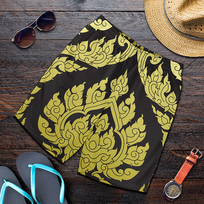 Thai Ornament Pattern Print Men's Shorts