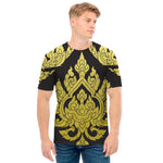 Thai Ornament Pattern Print Men's T-Shirt