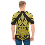 Thai Ornament Pattern Print Men's T-Shirt