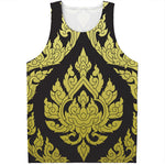 Thai Ornament Pattern Print Men's Tank Top