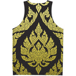 Thai Ornament Pattern Print Men's Tank Top