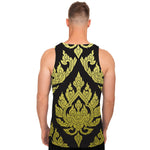 Thai Ornament Pattern Print Men's Tank Top