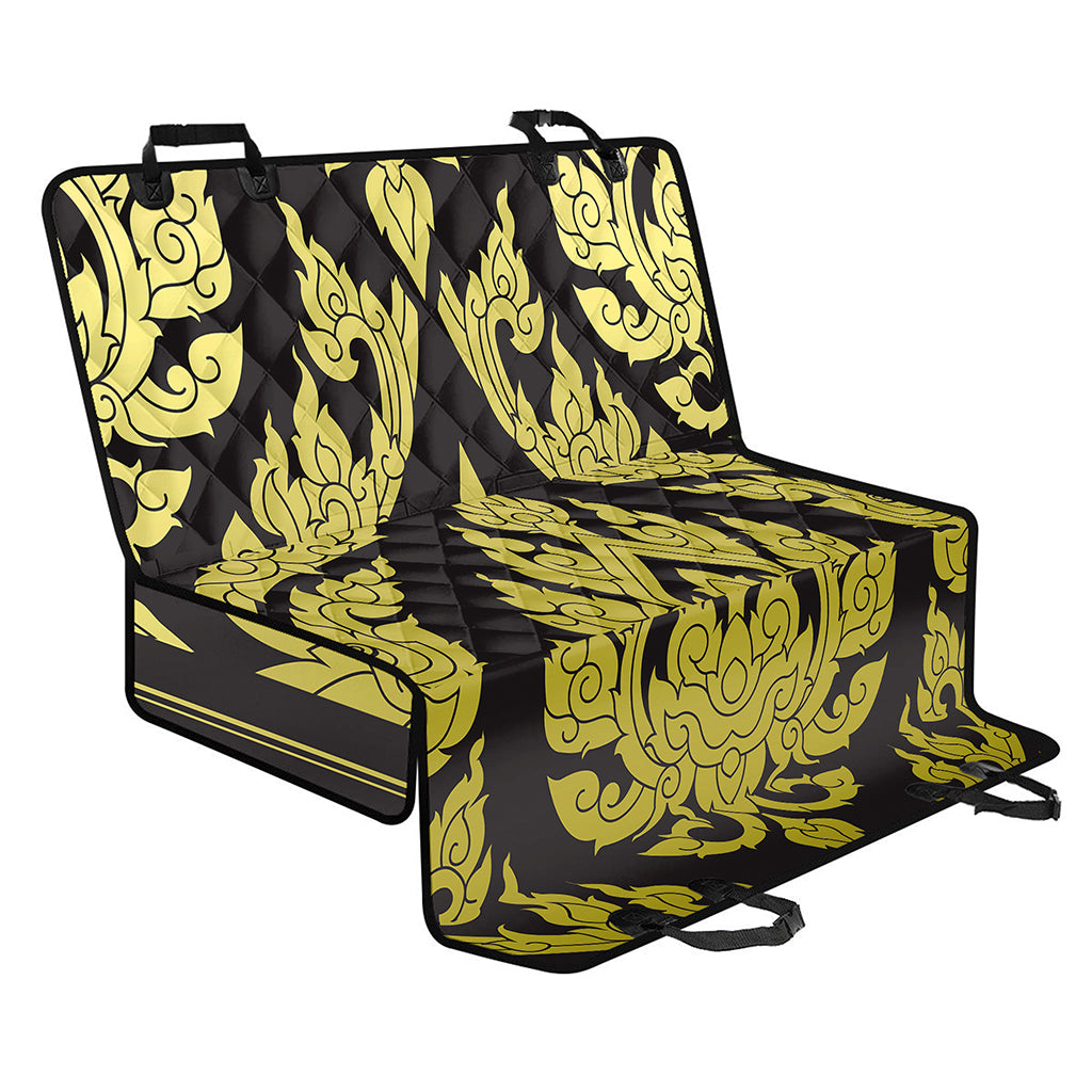 Thai Ornament Pattern Print Pet Car Back Seat Cover