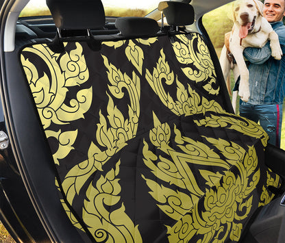 Thai Ornament Pattern Print Pet Car Back Seat Cover