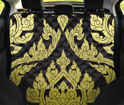 Thai Ornament Pattern Print Pet Car Back Seat Cover