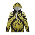 Thai Ornament Pattern Print Pullover Hoodie