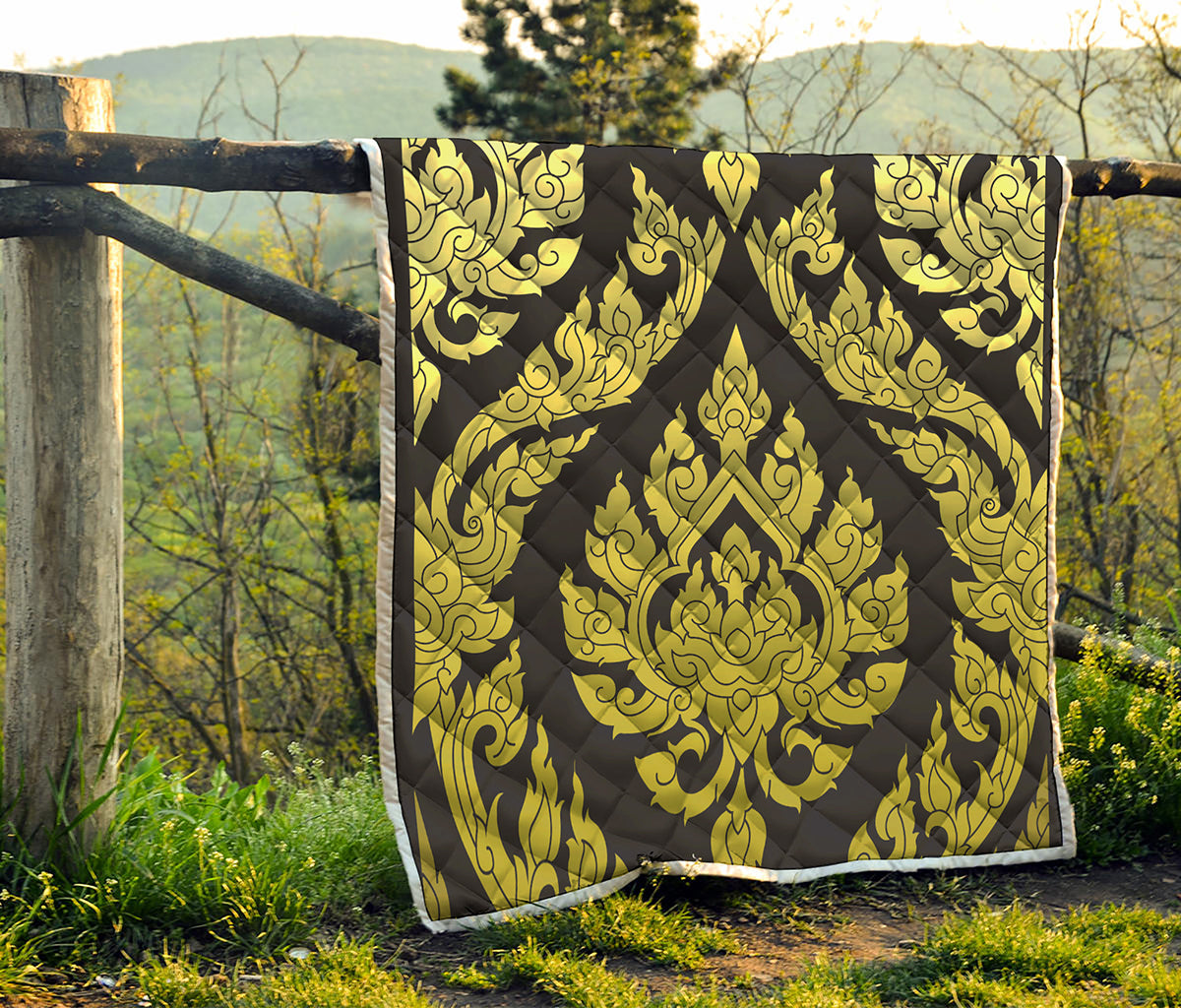 Thai Ornament Pattern Print Quilt