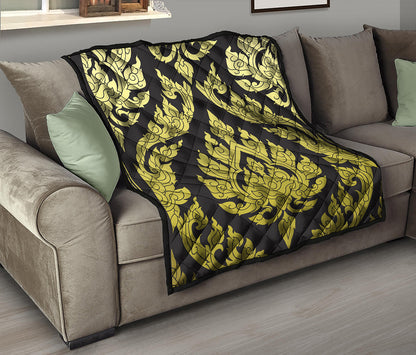 Thai Ornament Pattern Print Quilt
