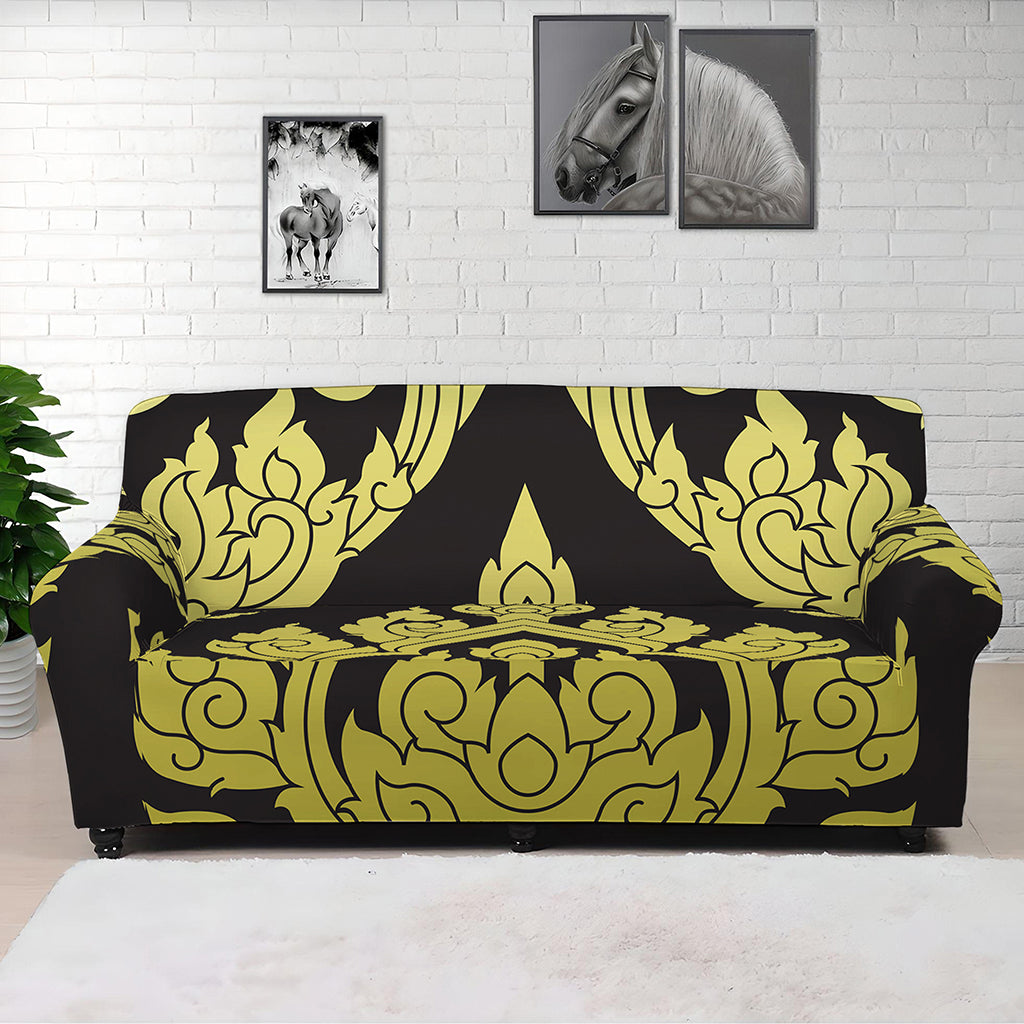 Thai Ornament Pattern Print Sofa Cover