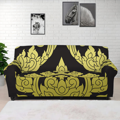 Thai Ornament Pattern Print Sofa Cover