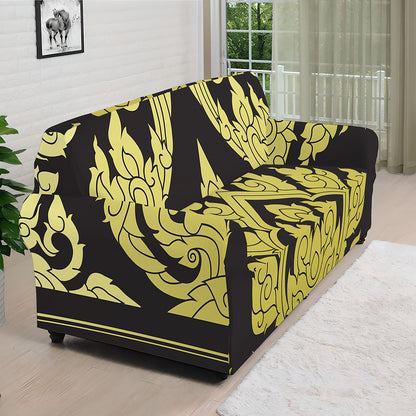Thai Ornament Pattern Print Sofa Cover