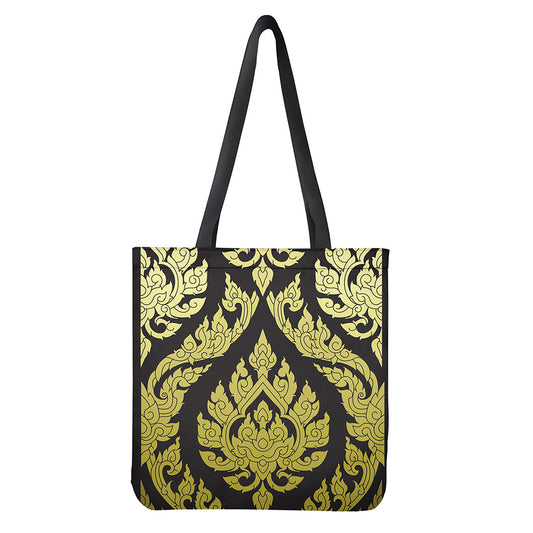 Thai Ornament Pattern Print Tote Bag