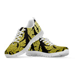 Thai Ornament Pattern Print White Sneakers