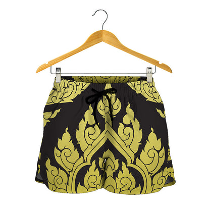 Thai Ornament Pattern Print Women's Shorts