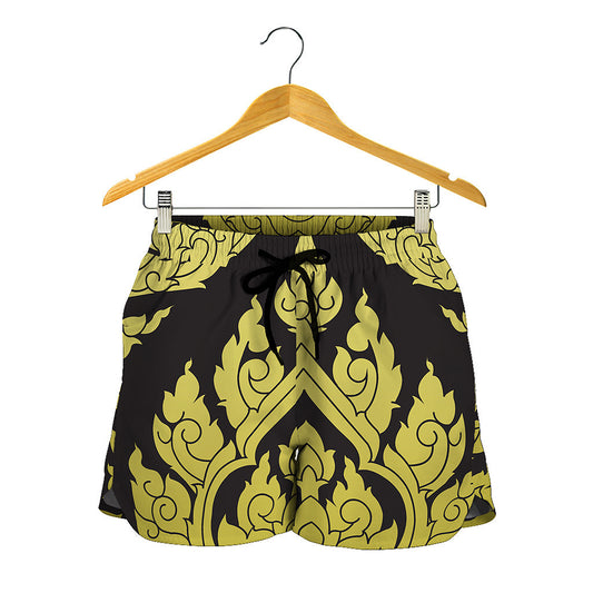 Thai Ornament Pattern Print Women's Shorts