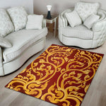 Thai Winding Vines Pattern Print Area Rug