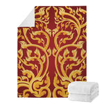 Thai Winding Vines Pattern Print Blanket