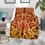 Thai Winding Vines Pattern Print Blanket
