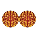 Thai Winding Vines Pattern Print Car Coasters