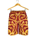 Thai Winding Vines Pattern Print Men's Shorts