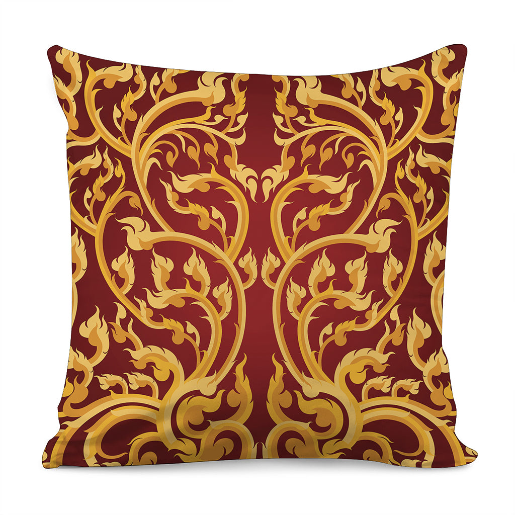 Thai Winding Vines Pattern Print Pillow Cover
