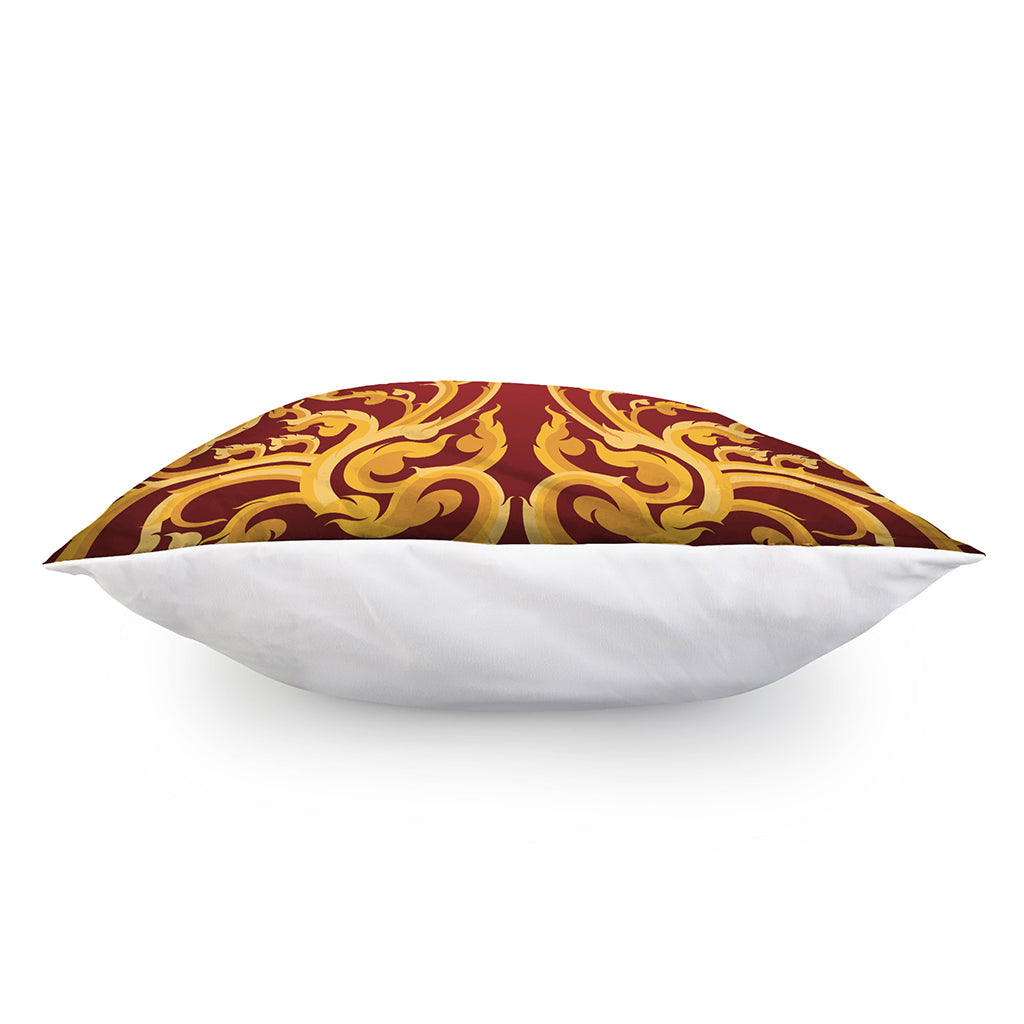 Thai Winding Vines Pattern Print Pillow Cover