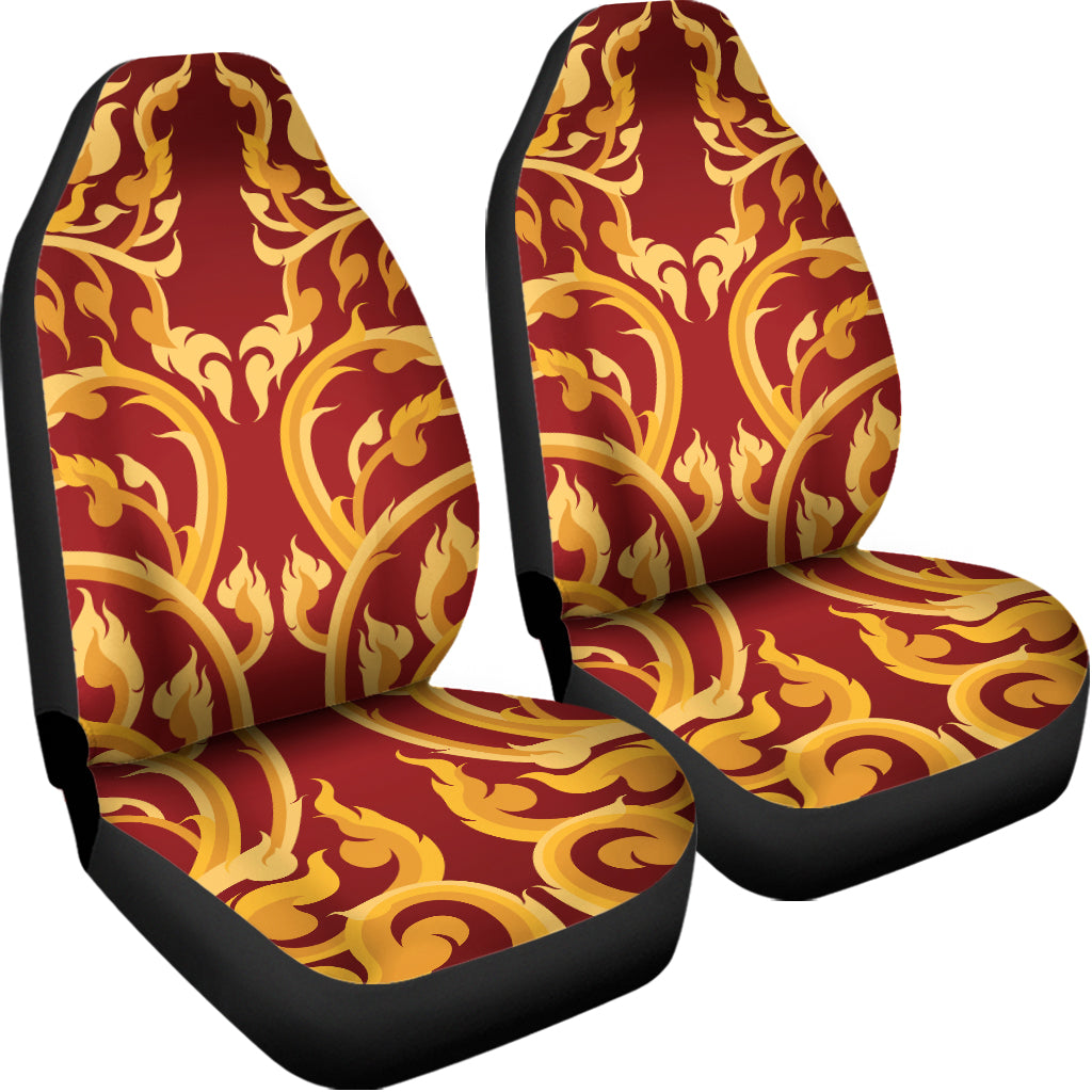 Thai Winding Vines Pattern Print Universal Fit Car Seat Covers