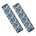 The Great Kanagawa Wave Pattern Print Car Seat Belt Covers
