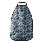 The Great Kanagawa Wave Pattern Print Car Seat Organizers