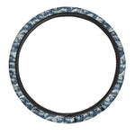 The Great Kanagawa Wave Pattern Print Car Steering Wheel Cover