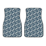 The Great Kanagawa Wave Pattern Print Front Car Floor Mats