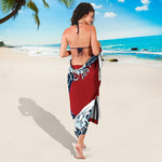 The Great Kanagawa Wave Print Beach Sarong Wrap