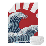 The Great Kanagawa Wave Print Blanket