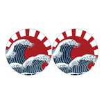 The Great Kanagawa Wave Print Car Coasters