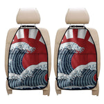 The Great Kanagawa Wave Print Car Seat Organizers